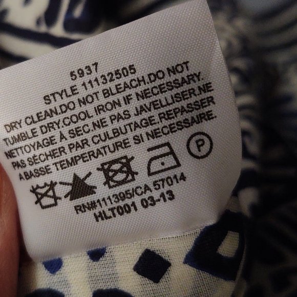 Tory Burch navy and white striped raffia coat-style Elaina - Picture 15 of 15